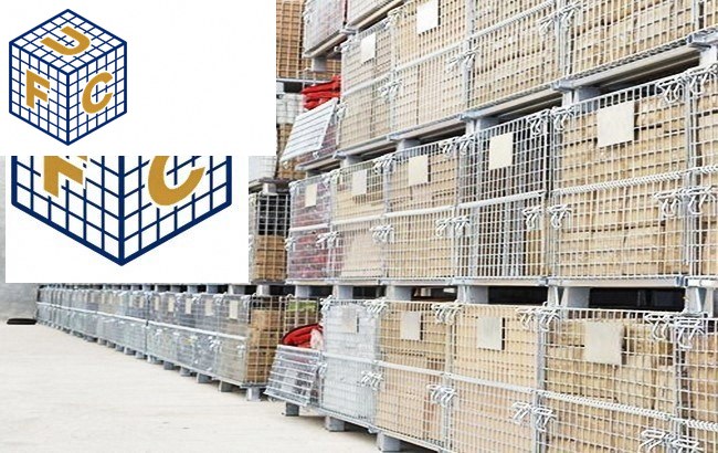 Galvanised Mesh Cage