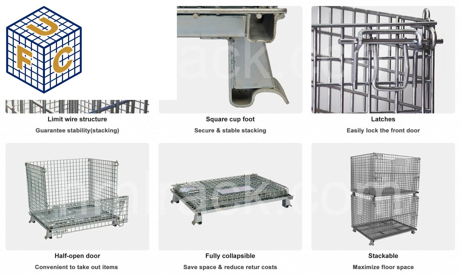 Galvanised Mesh Cage