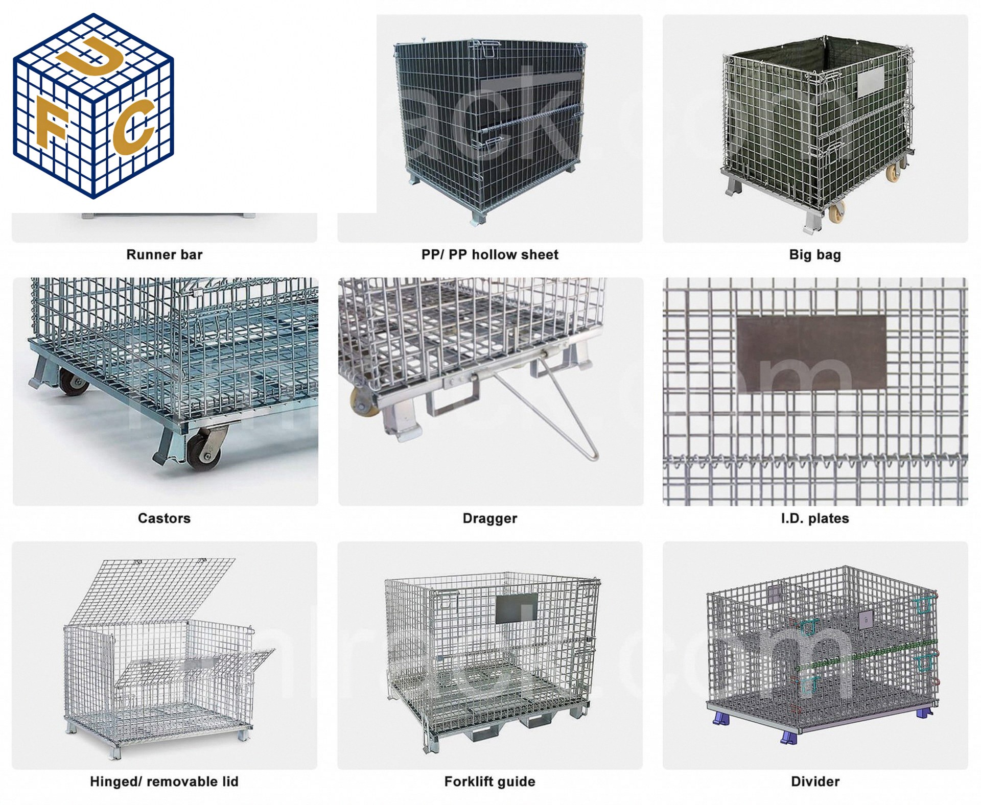 Galvanised Mesh Cage