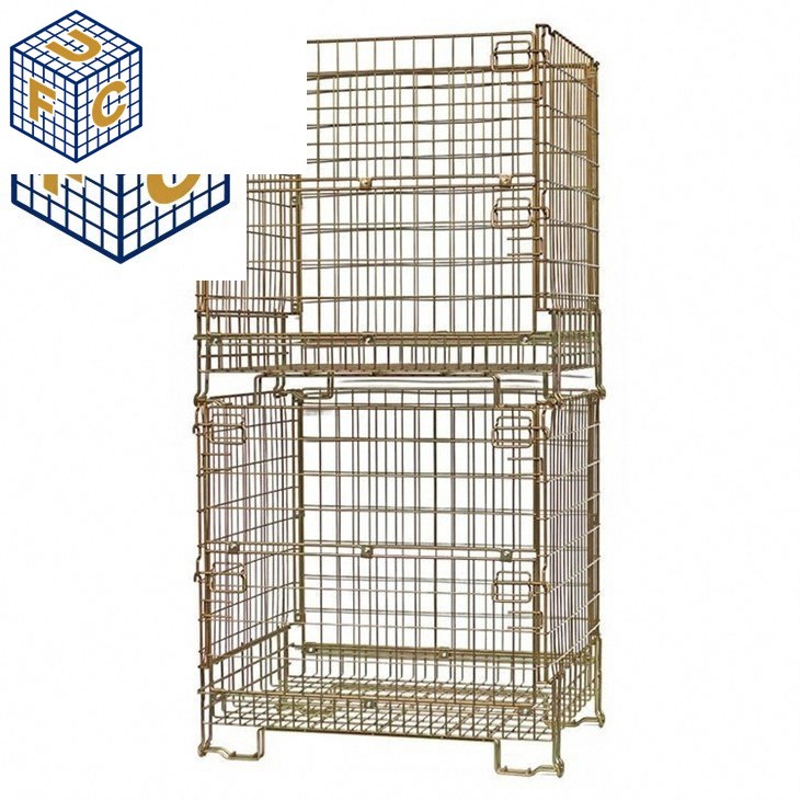 Folding Wire Mesh Container