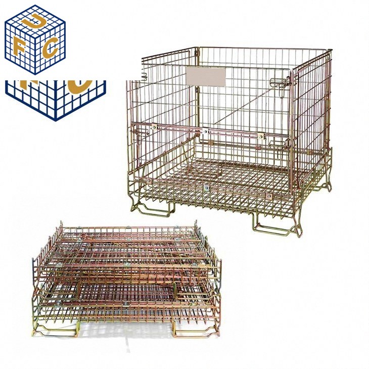 Folding Wire Mesh Container