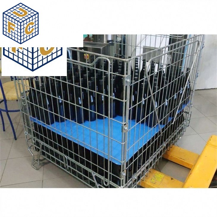 Folding Wire Mesh Container