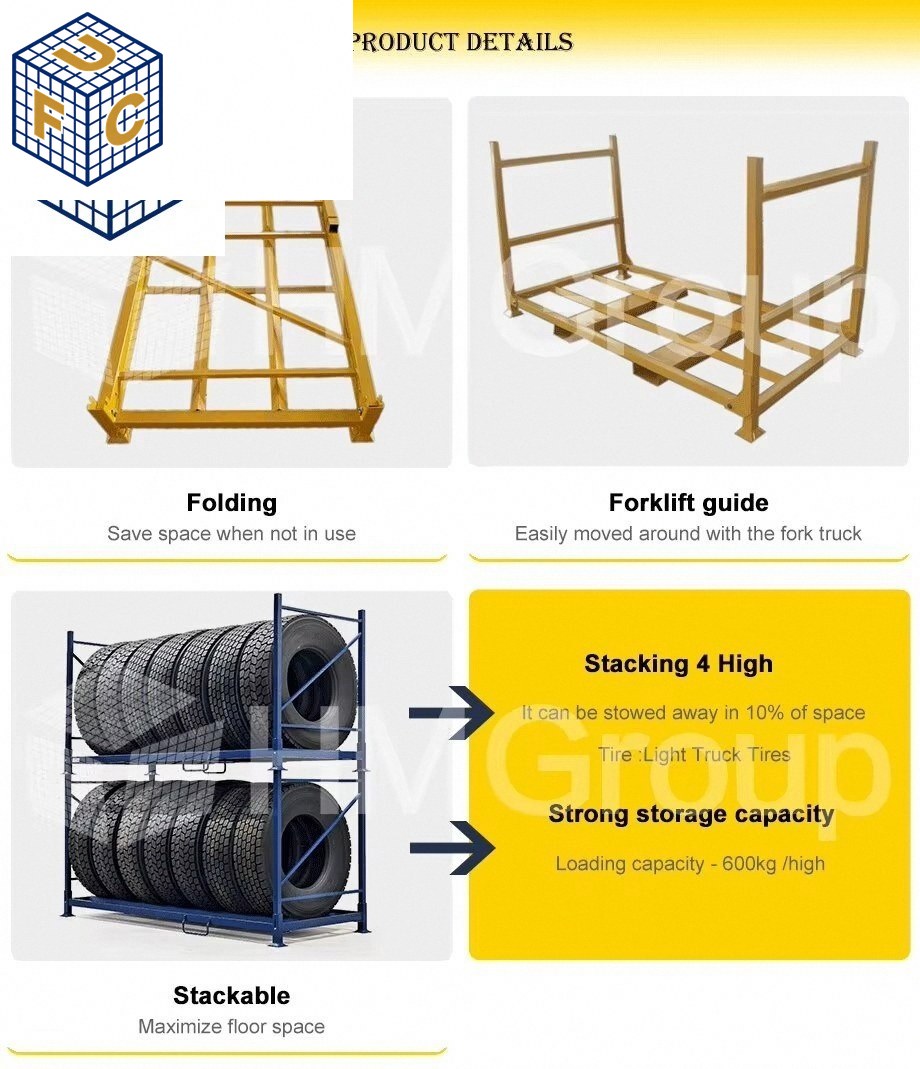 Metal Foldable Tyre Rack